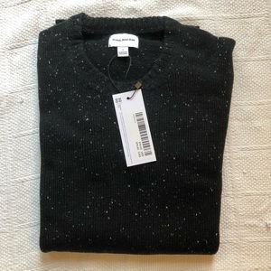 Frank And Oak Donegal Sweater in Black Heather